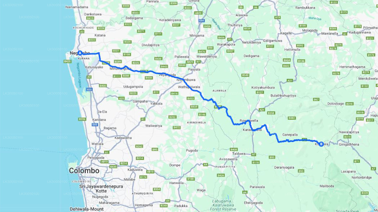 Forsränning från Negombo