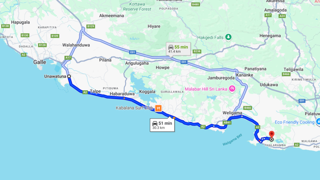 È ɖò hweví kpɔ́n wɛ sín Unawatuna ɖò tɔjihun e è nɔ má é jí