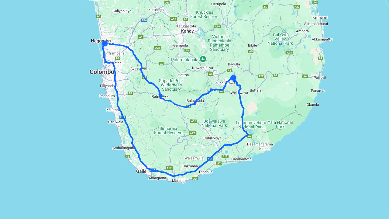 Colombo flygplats (CMB) till Ella City Privat transfer