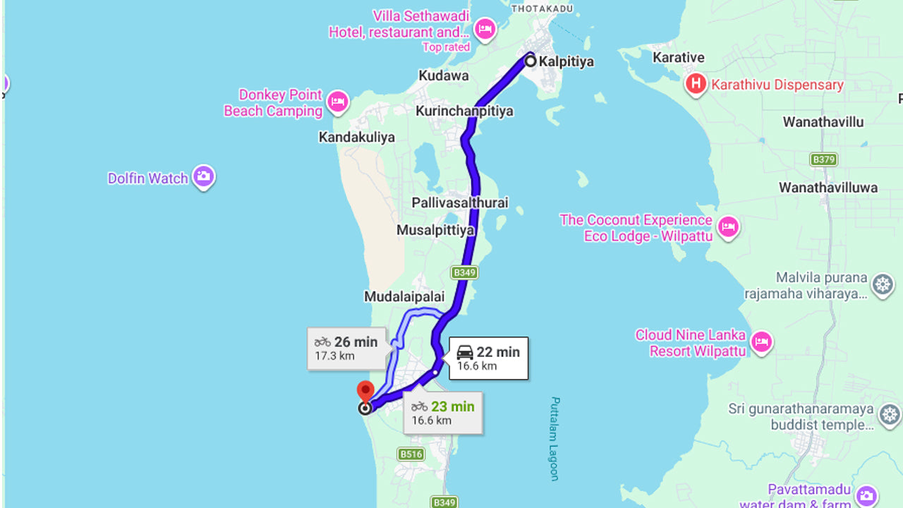 Snorkling vid Talawila St. Anne's Reef från Kalpitiya