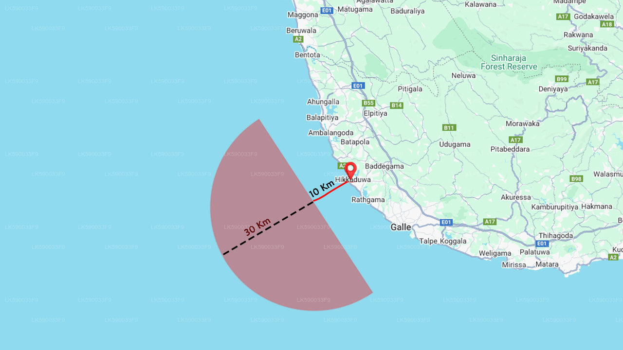 Djuphavsfiskebåttur från Hikkaduwa