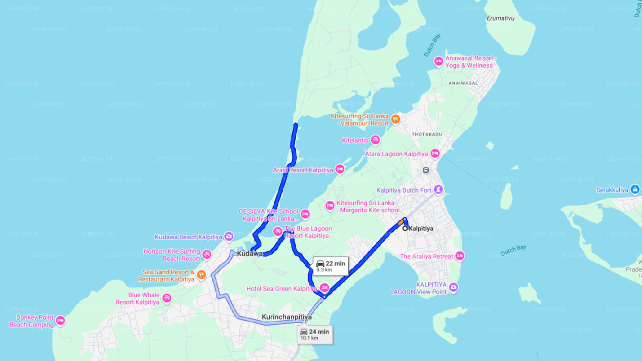 Djuphavsfiske båttur från Kalpitiya