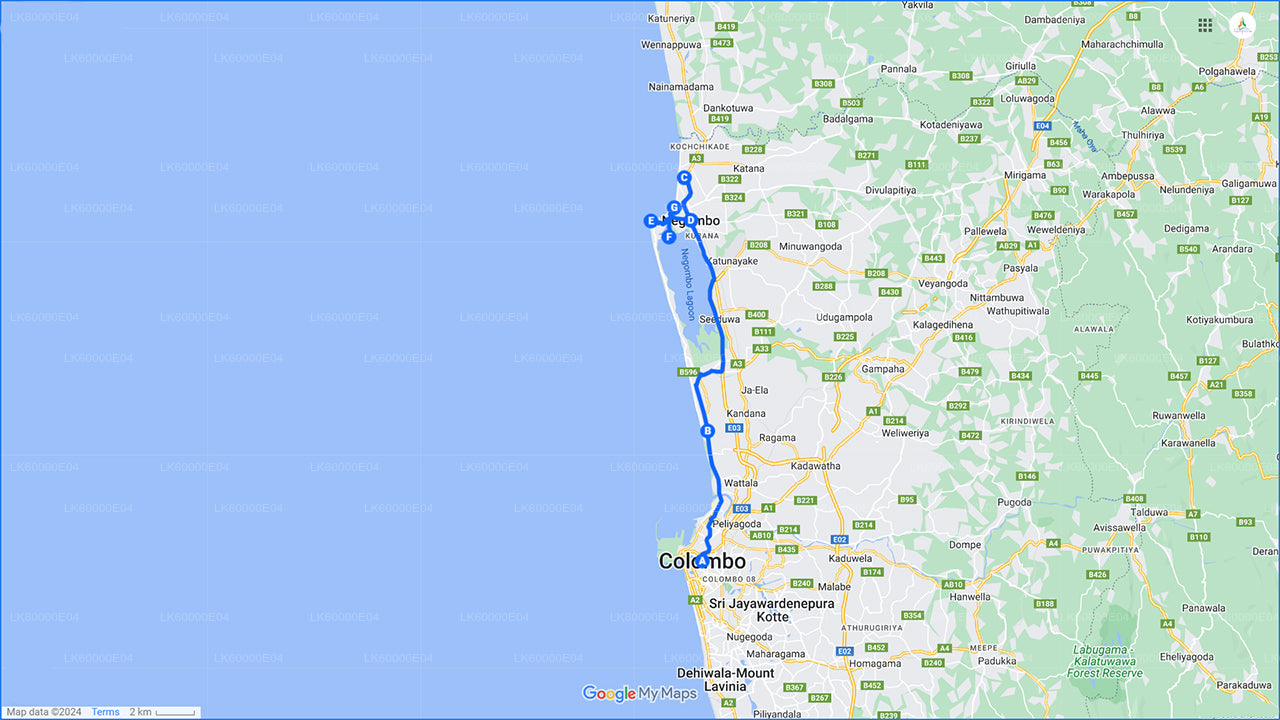 Negombo City Tour från Colombo