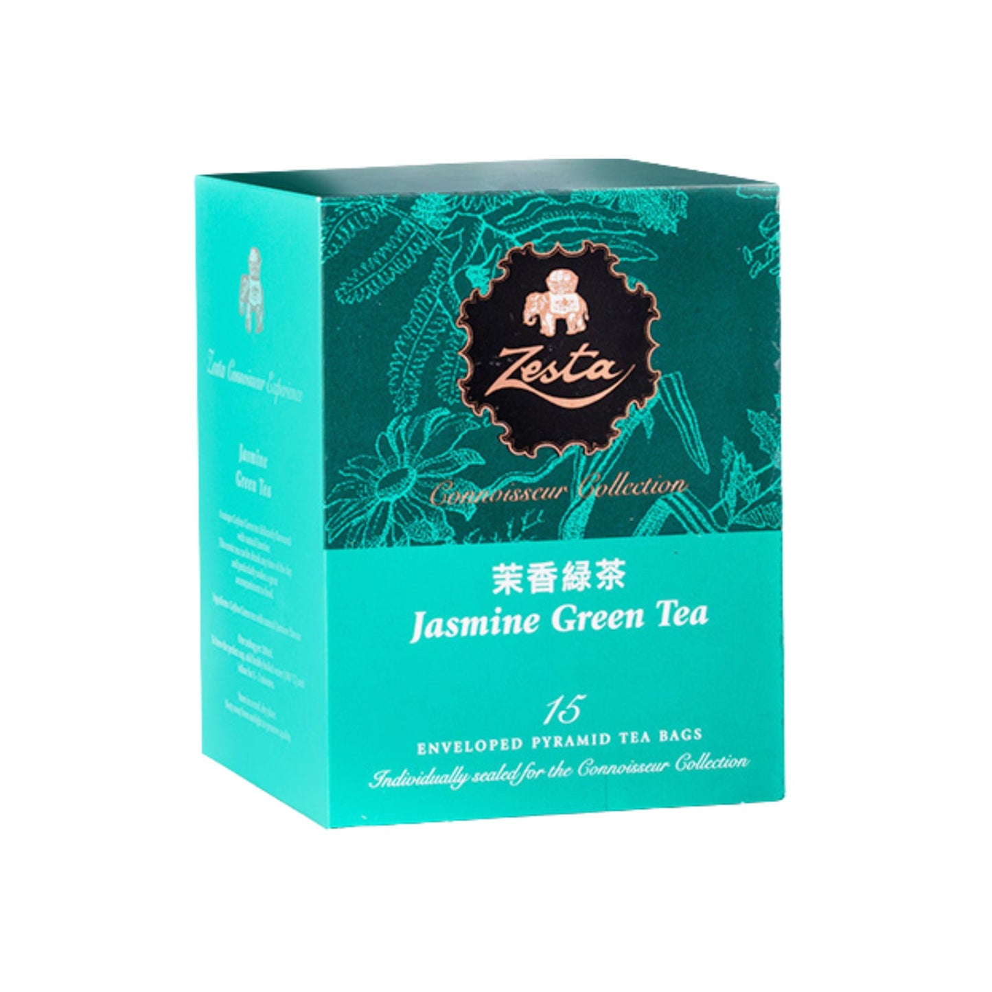 Zesta Jasmine grönt te - 15 Pyramid tepåsar (30g)