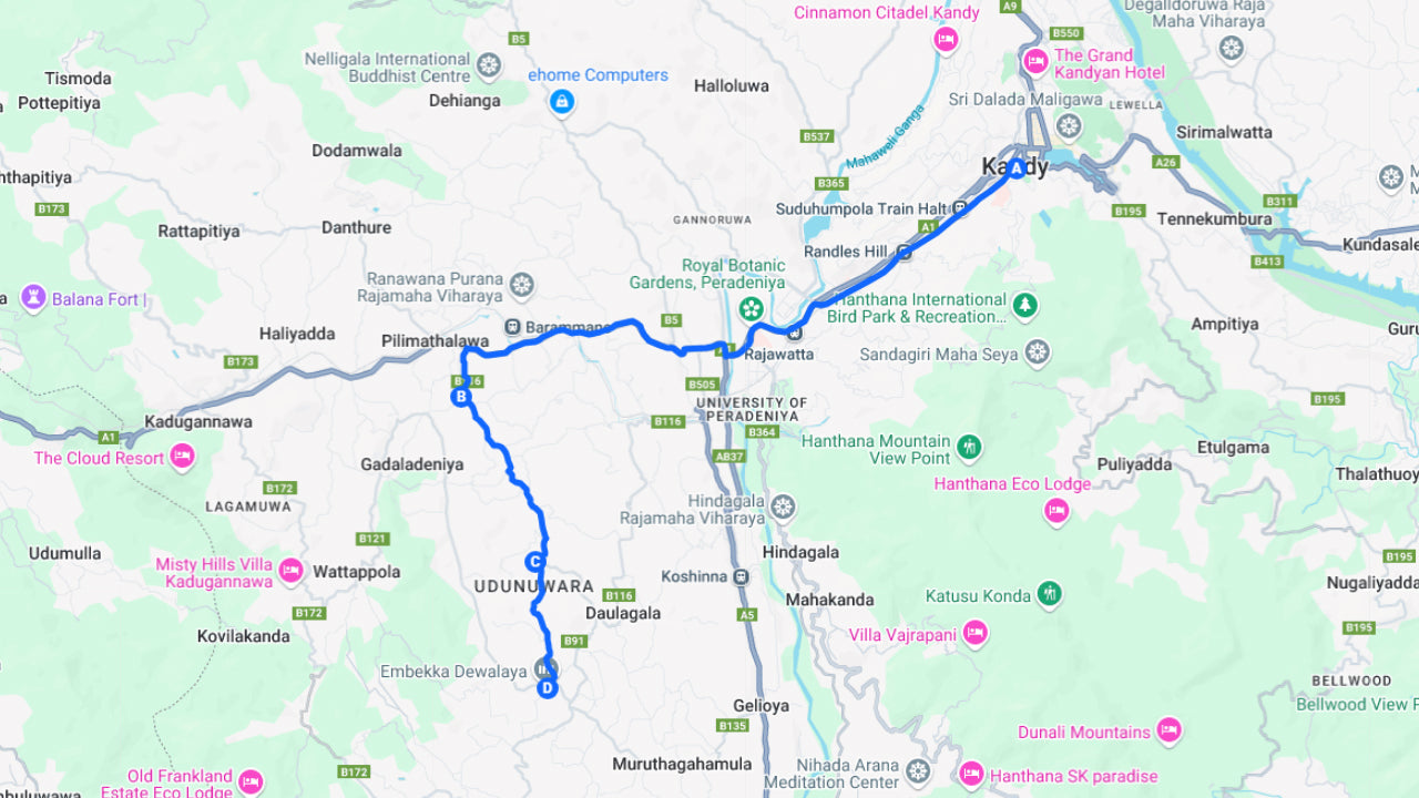 3 Temple Loop Cykeltur från Kandy