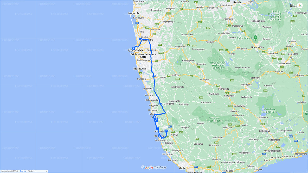 Bentota City Tour från Colombo hamn