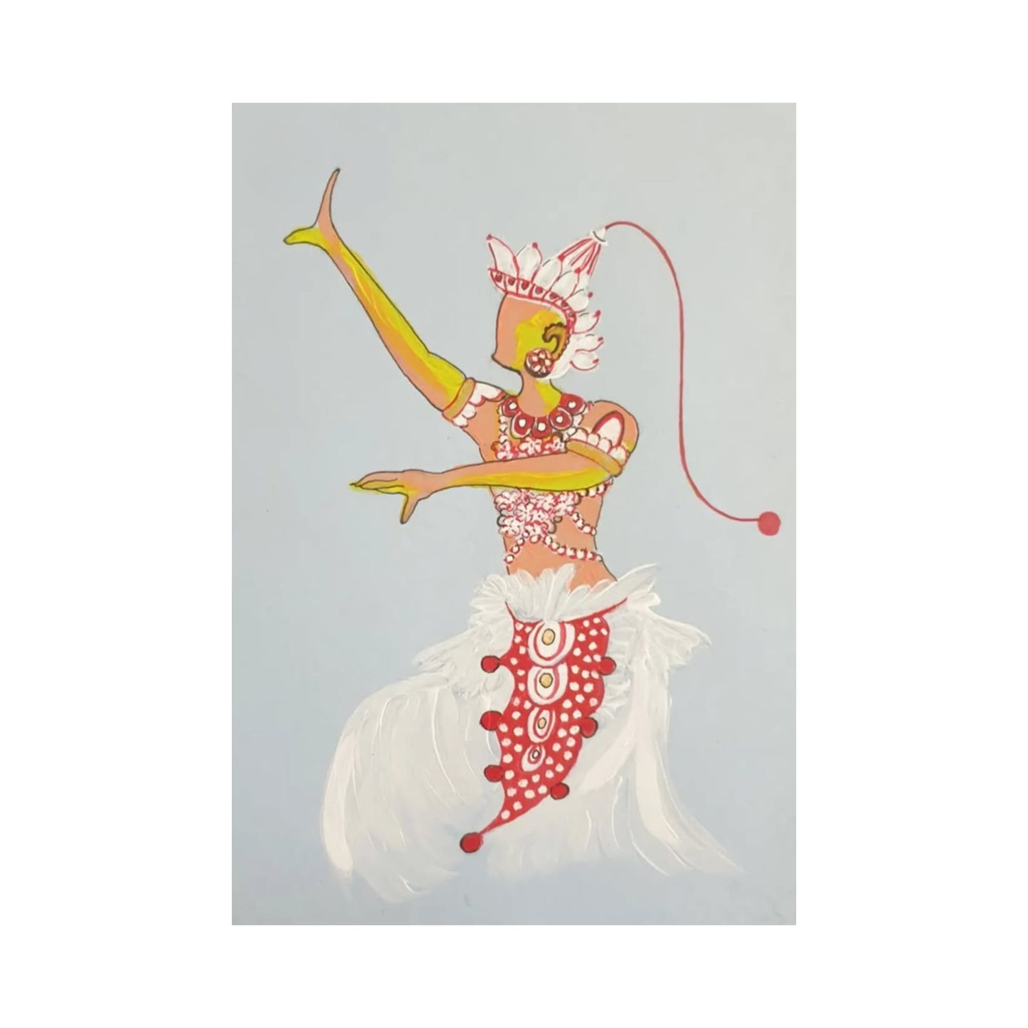 Lakpura® Kandyan Dancer Väggkonst