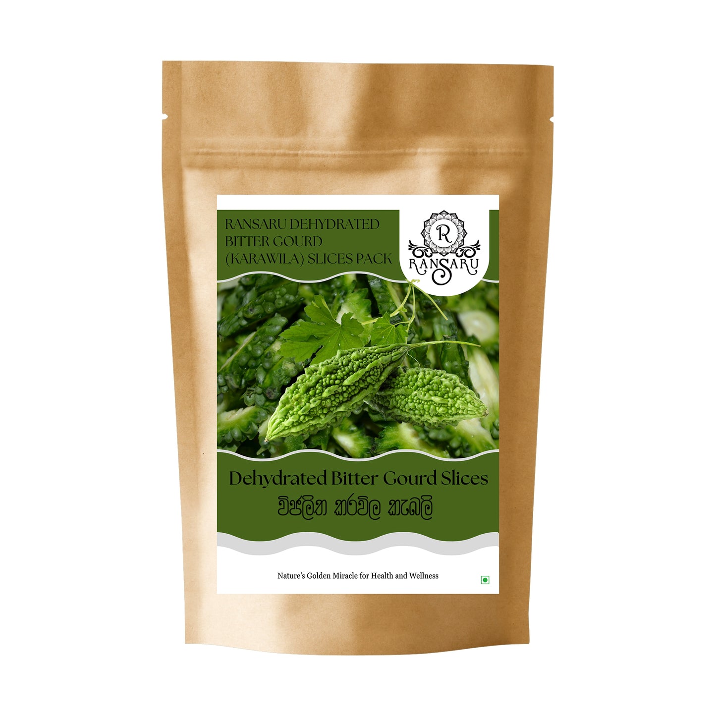 Ransaru Dehydrated Bitter Gourd (Karawila) Slices Pack