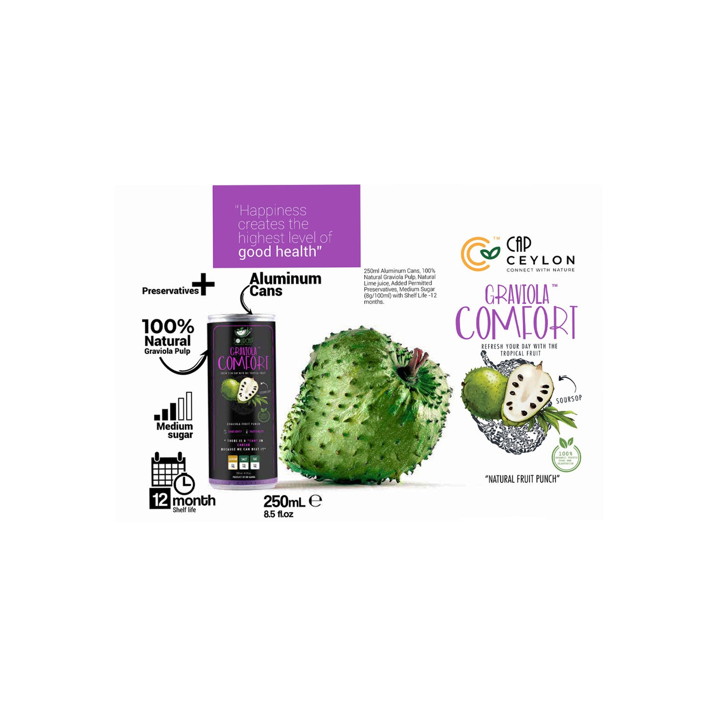 KEPS Ceylon Graviola Comfort (250ml)