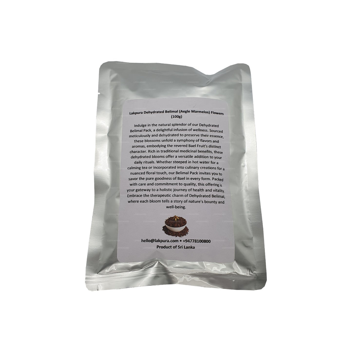 Lakpura Dehydrerade Belimal (Aegle Marmelos) Blommor