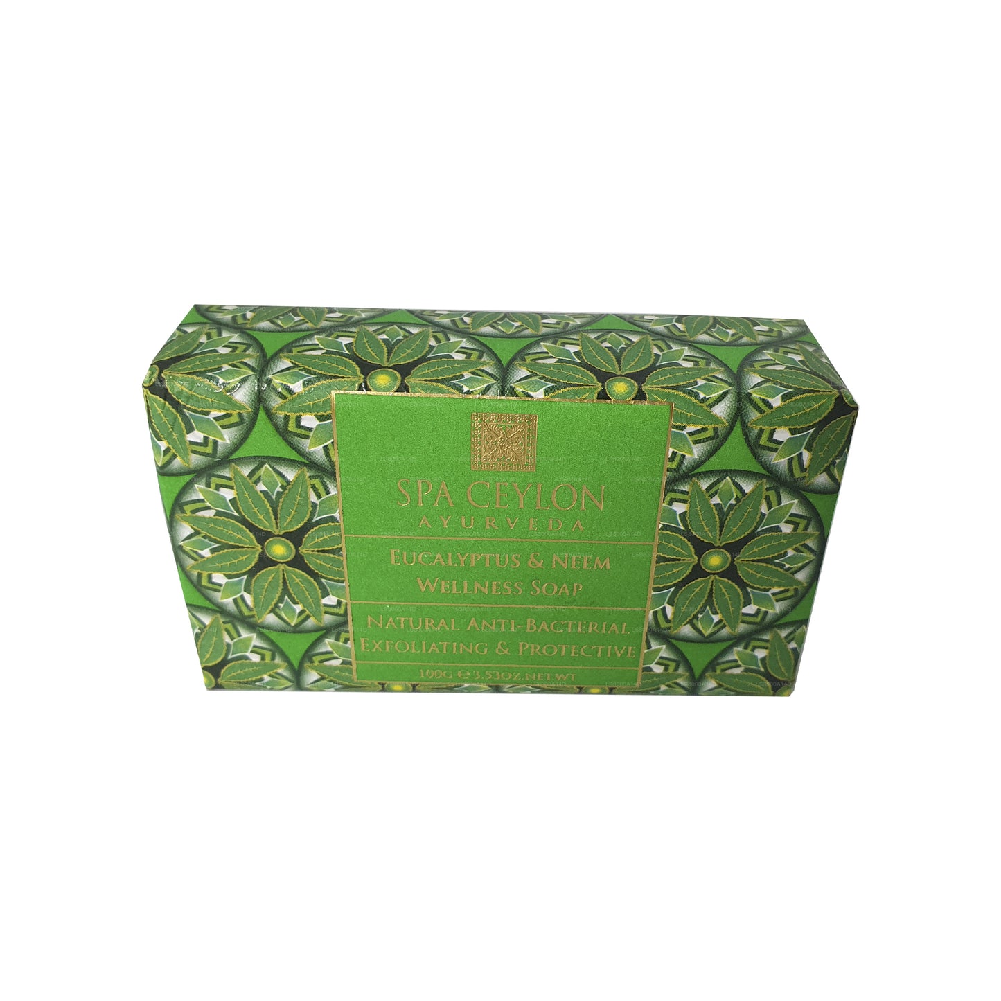Spa Ceylon Eucalyptus & Neem - Antibakteriell exfolierande wellnessvål (100 g)