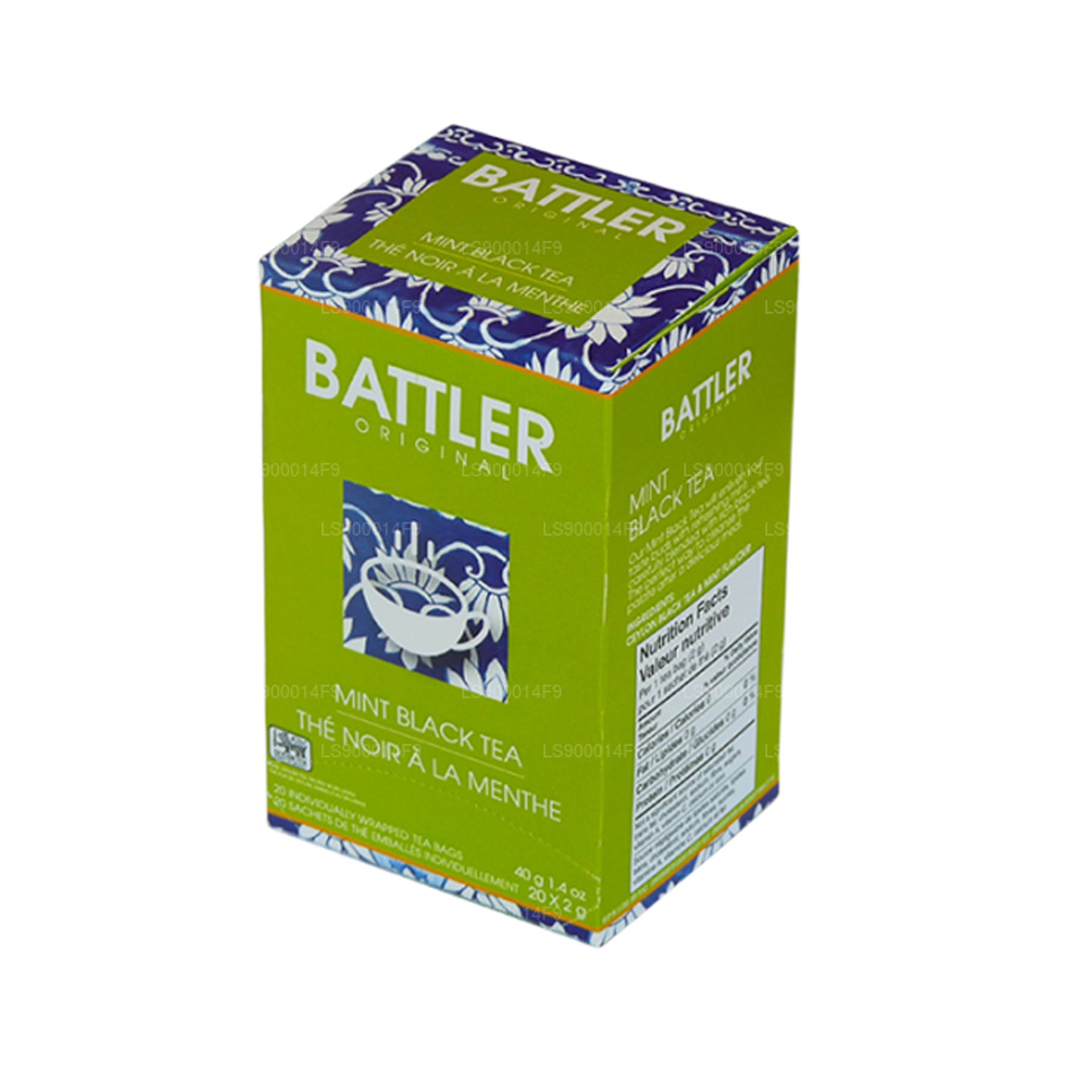 Battler Original Mint Svart Te (40g) 20 Tepåsar
