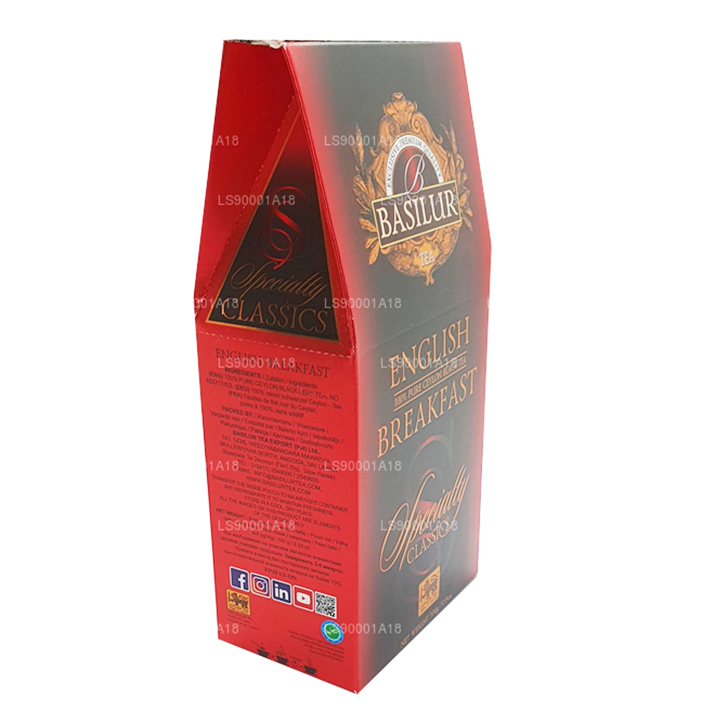 Basilur Specialty Classics engelsk frukost (100g)
