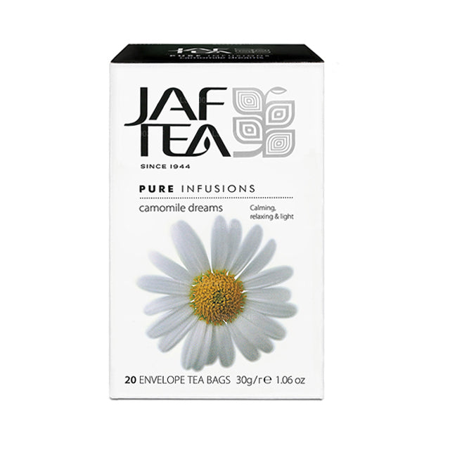Jaf Tea Pure Infusions Kollektion Kamomill Drömfolie Kuvert Tepåsar (30g)