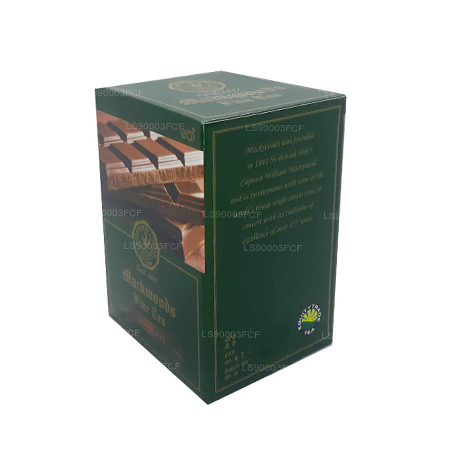 Mackwoods Single Estate Chokladsmaksatt Ceylon svart te (50g) 25 tepåsar