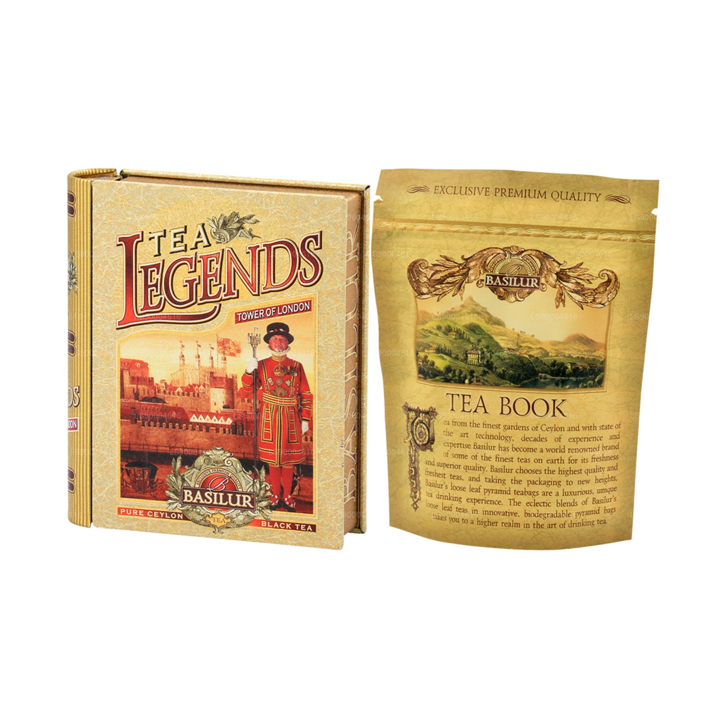 Basilur "Miniature Tea Book Tea Legends - Tower Of London" (10g) Caddy