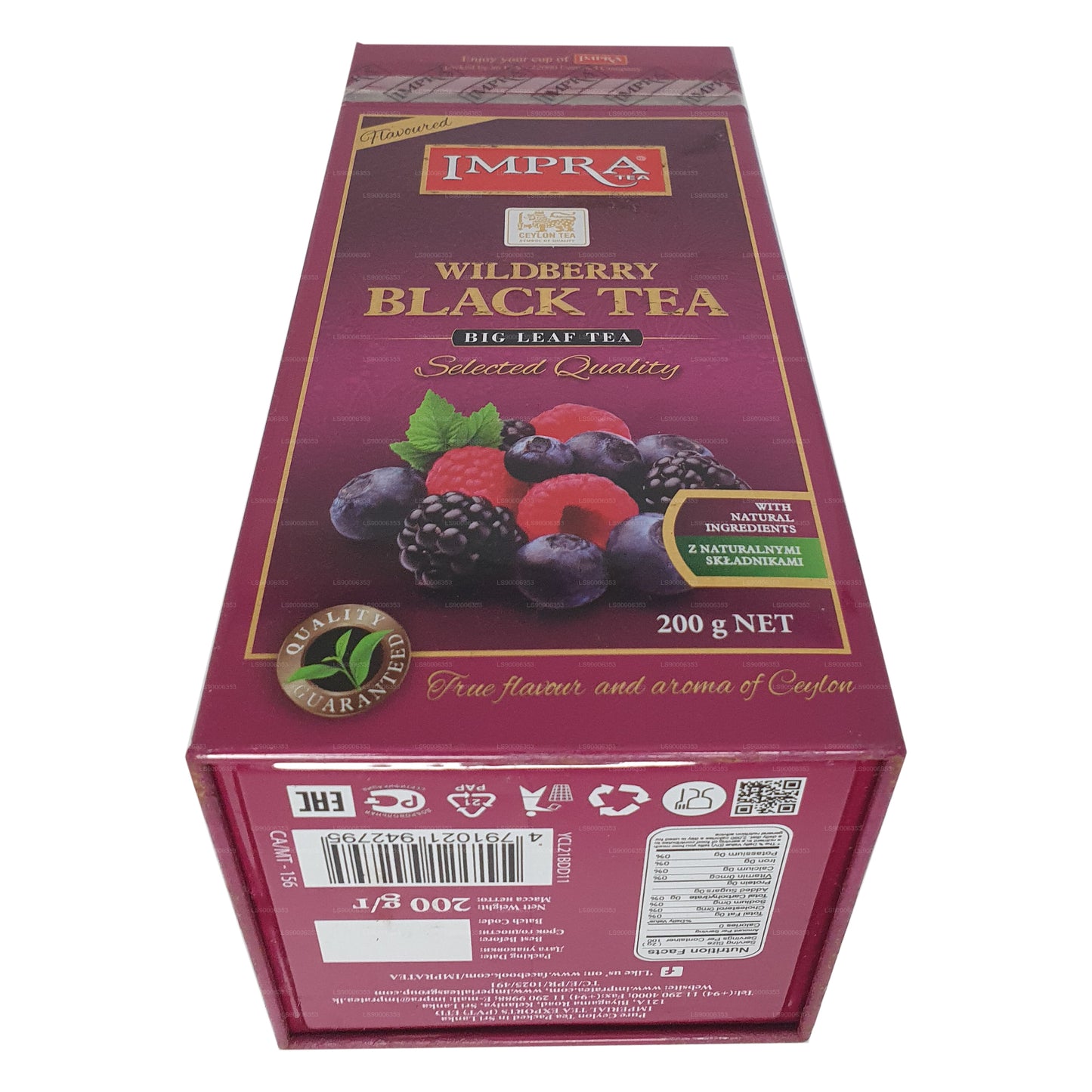 Impra Wildberry Big Leaf (200g) Meatal Caddy