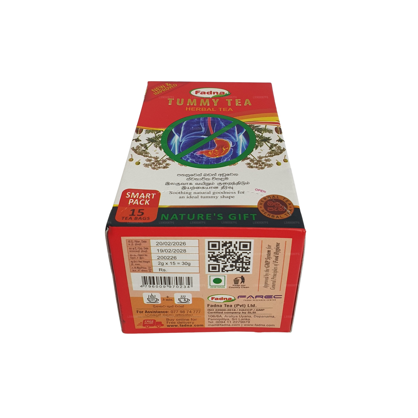 Fadna mage te (40g) 20 tepåsar