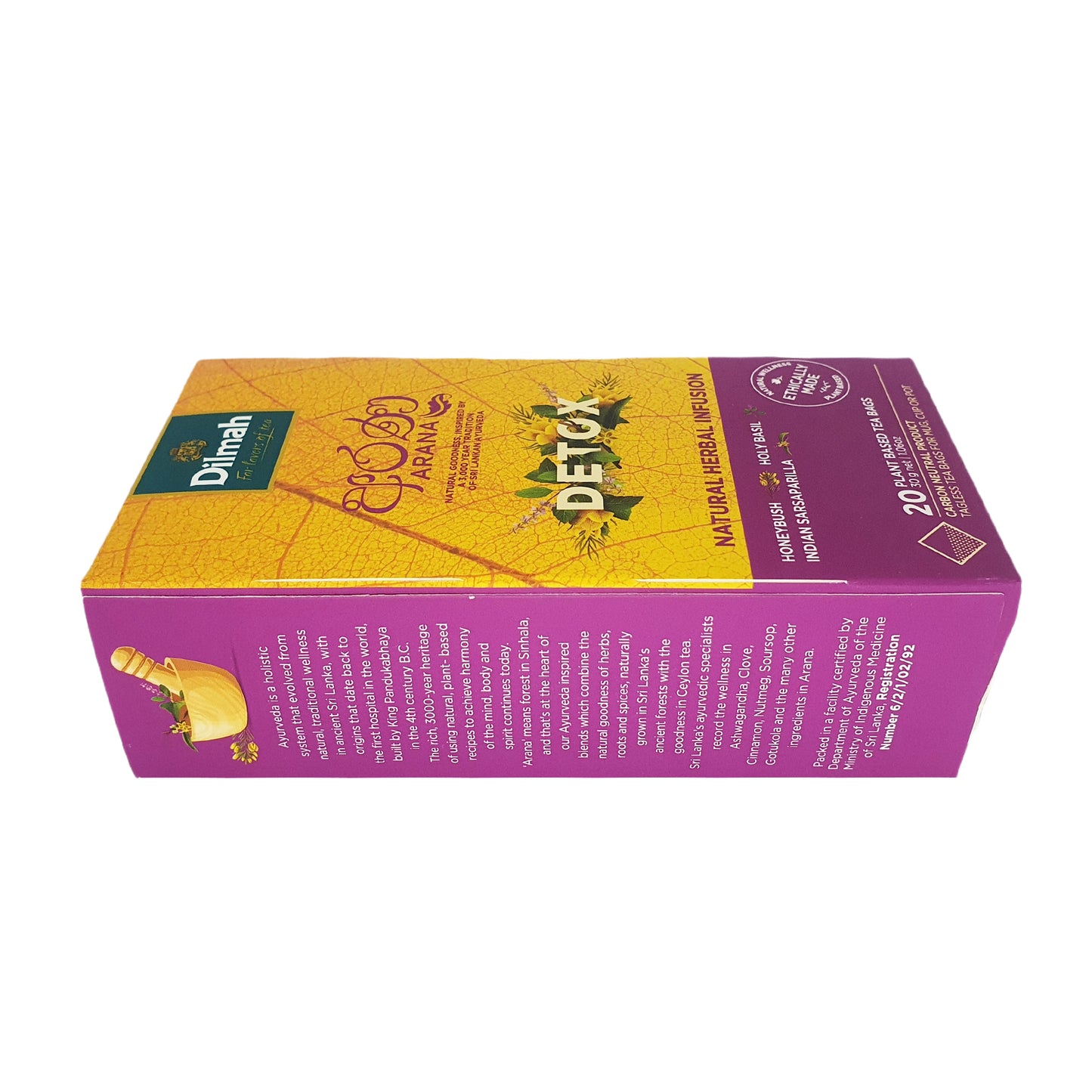 Dilmah Arana Detox Natural Herbal Infusion (20 Tagless tepåsar)
