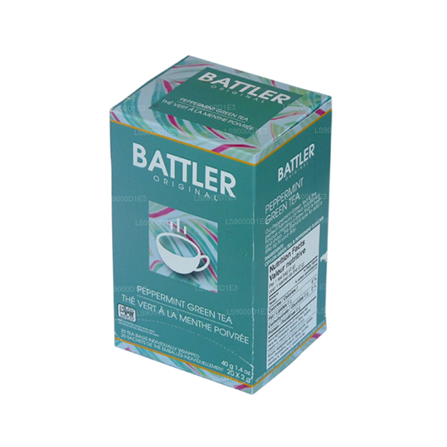 Battler Original Pepparmint Grönt Te (40g) 20 Tepåsar