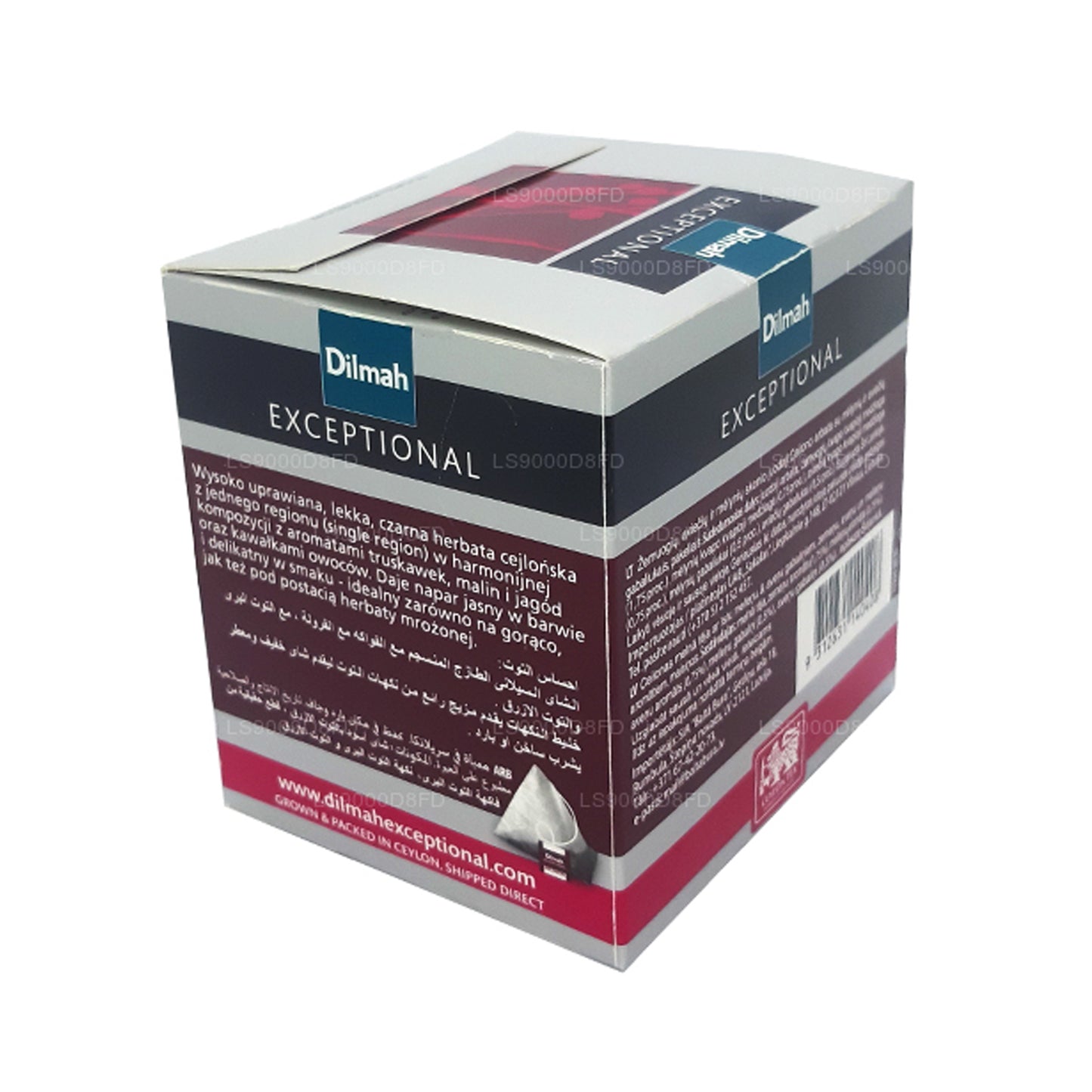 Dilmah Exceptionell Berry Sensation Real Leaf Tea (40g) 20 tepåsar