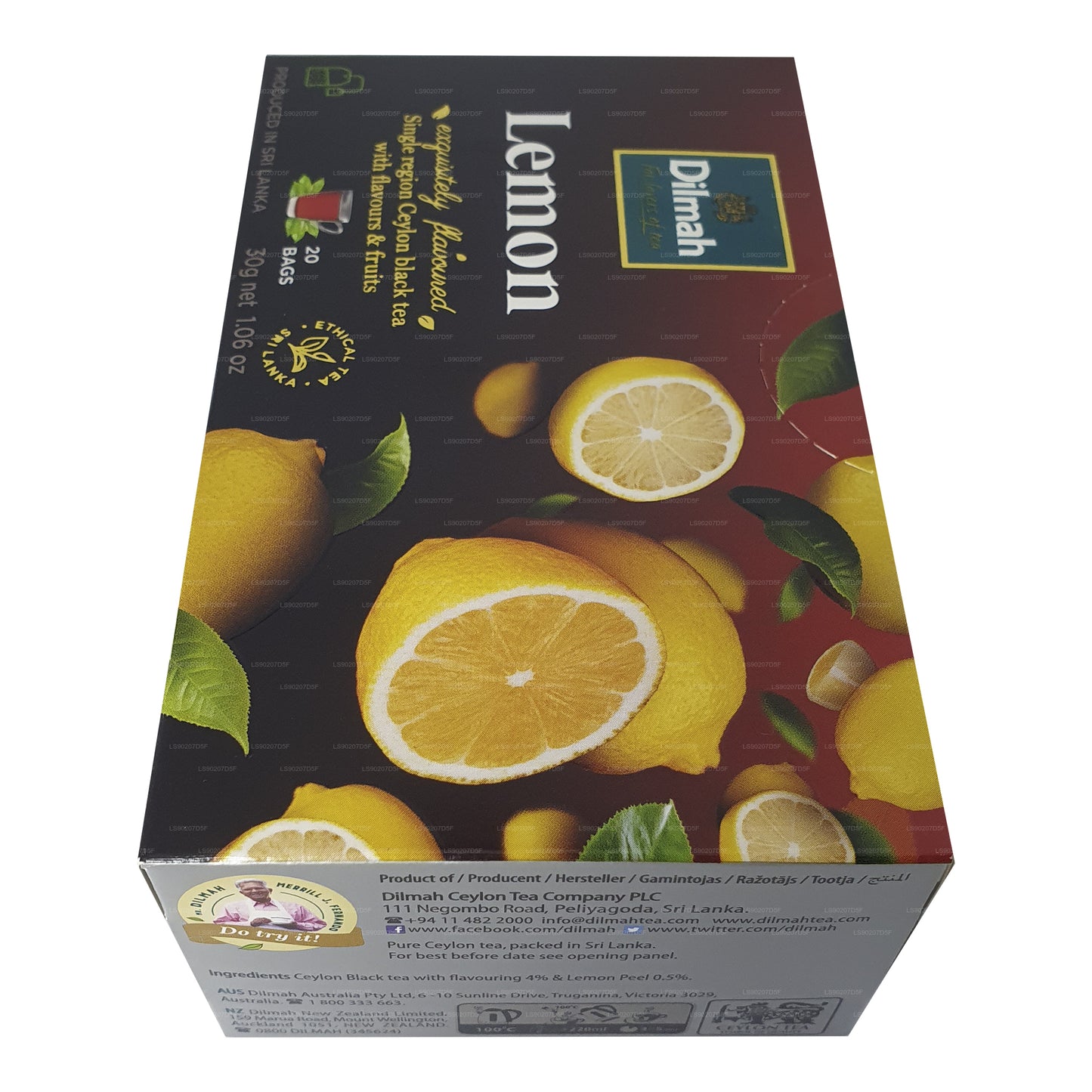 Dilmah citron smaksatt te (30g) 20 tepåsar