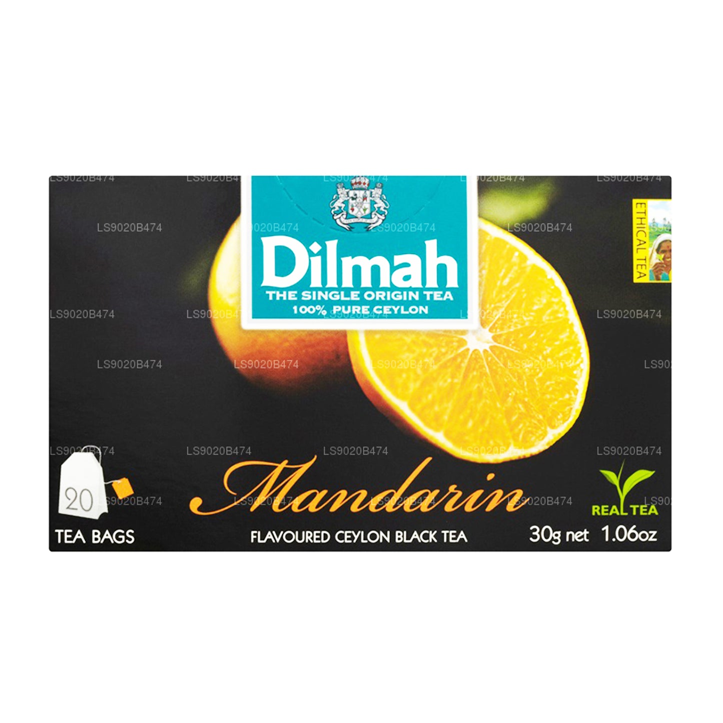 Dilmah Mandarin smaksatt te (30g) 20 tepåsar