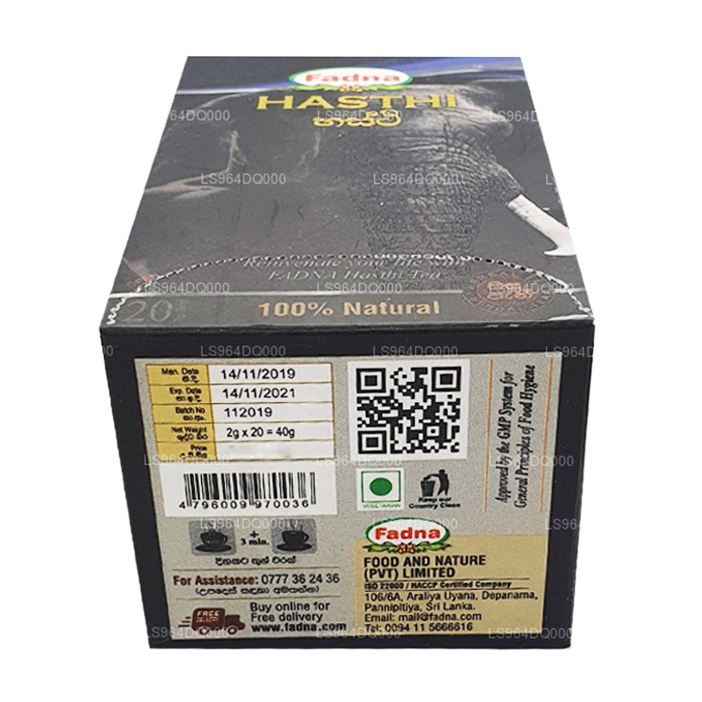 Fadna Hasthi örtte (40g) 20 tepåsar