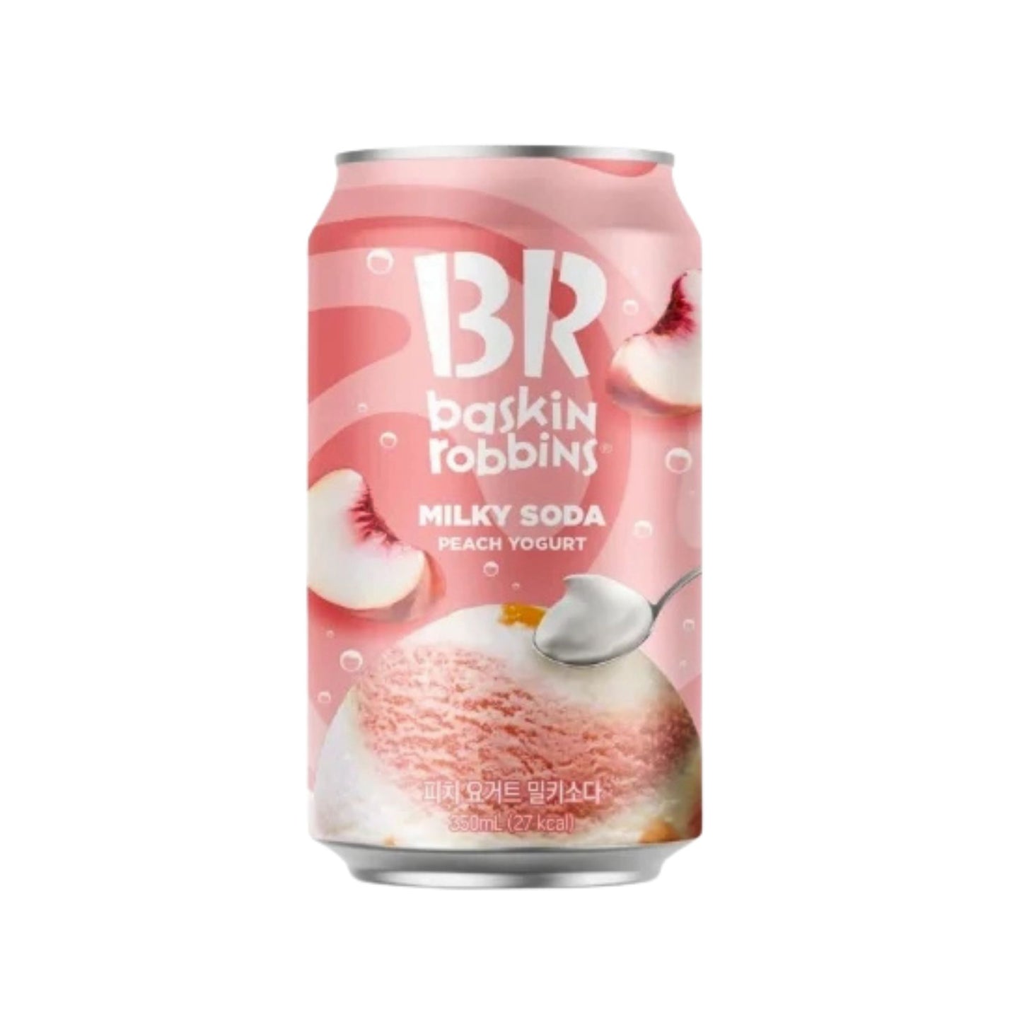 Baskin Robbins Persika Yoghurt Mjölkig Soda (350ml)
