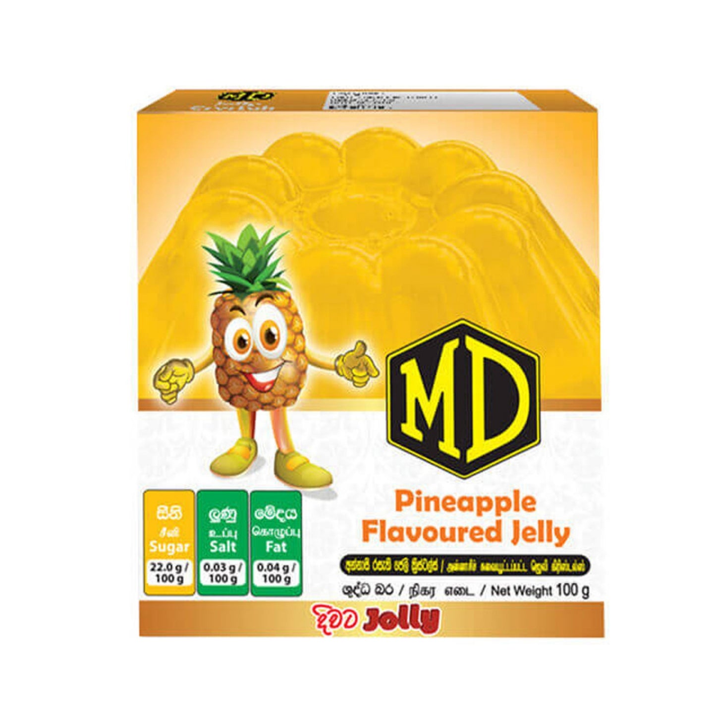 MD Jelly Crystal Ananas (100g)