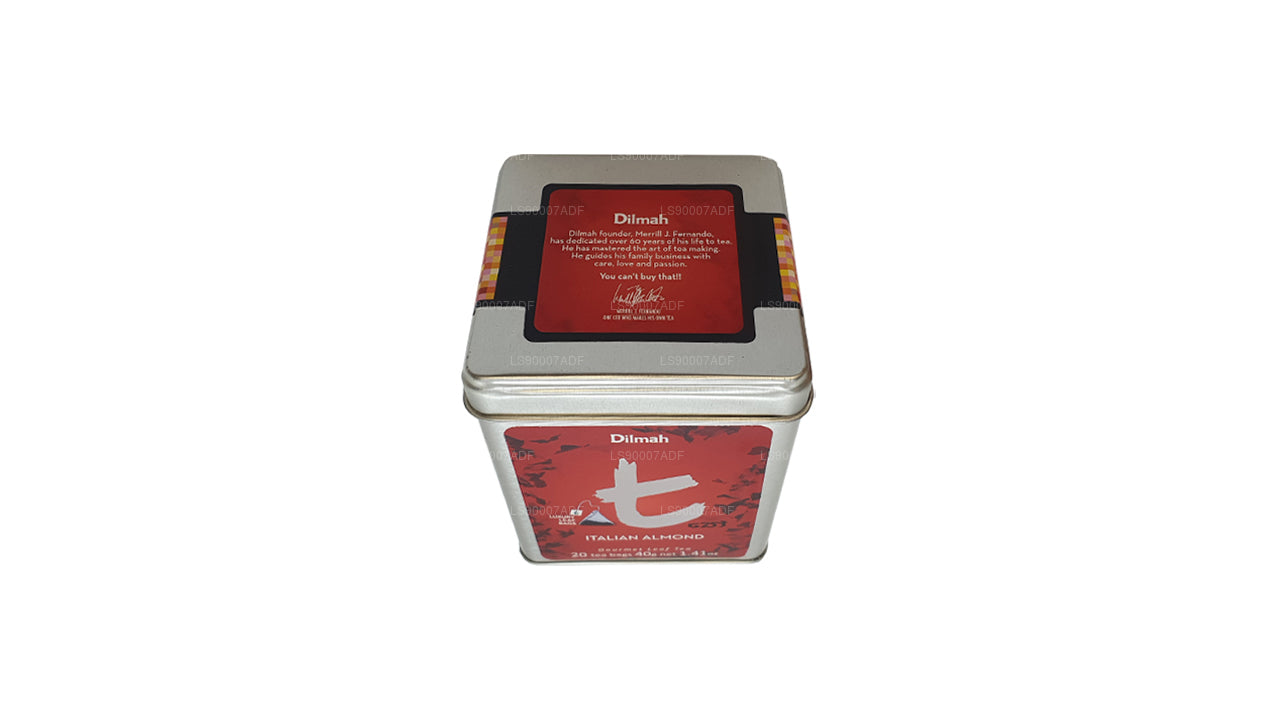 Dilmah T-serie italiensk mandel (40g) 20 tepåsar