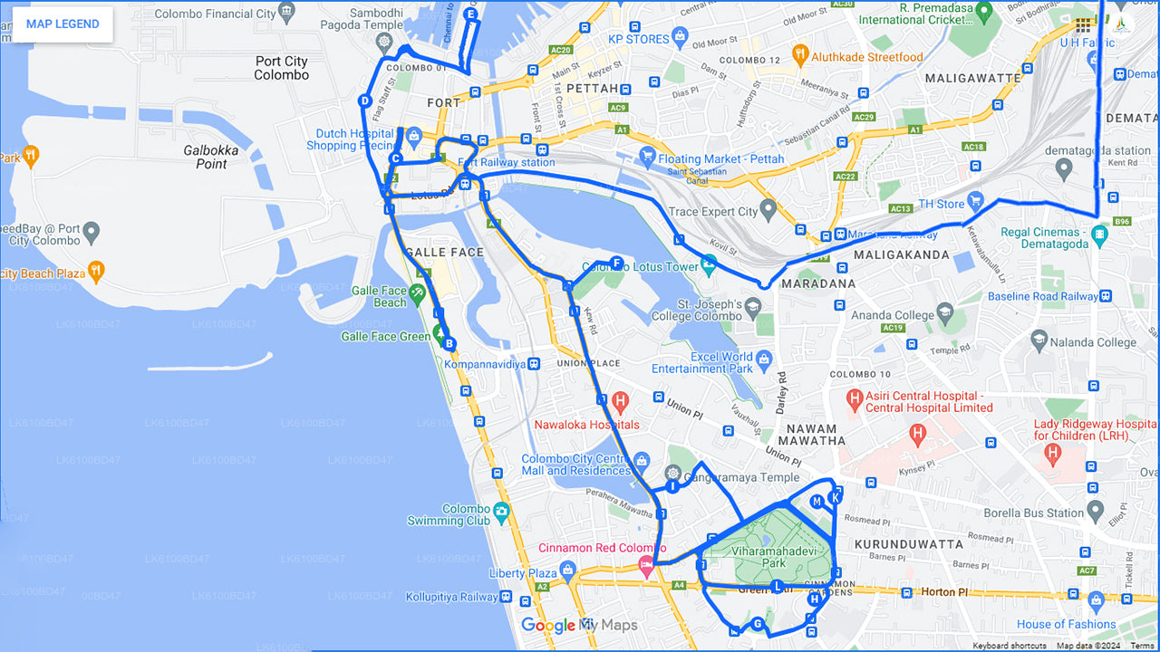 Colombo City Tour från Ahungalla