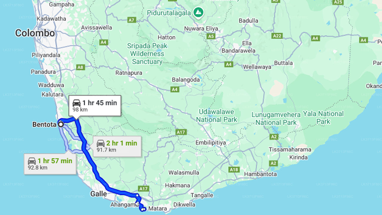 Valskådning Delad båttur från Bentota