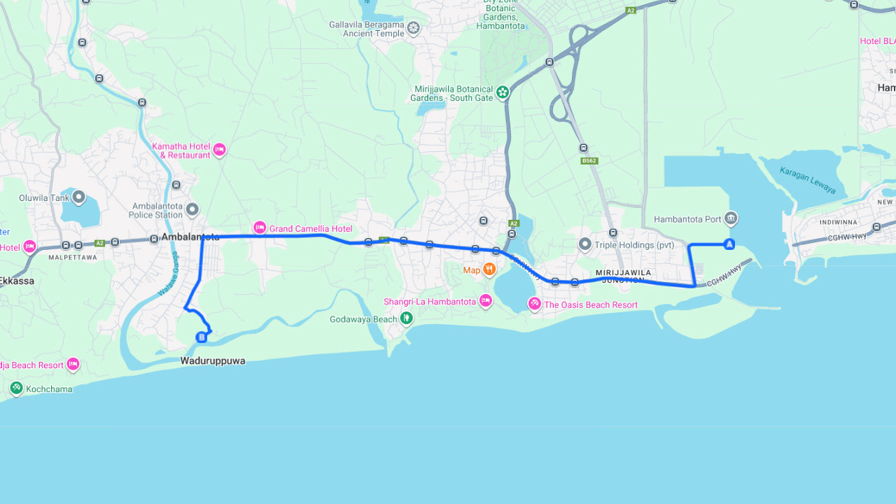 Walawe River Jungle Boat Safari från Hambantota Seaport