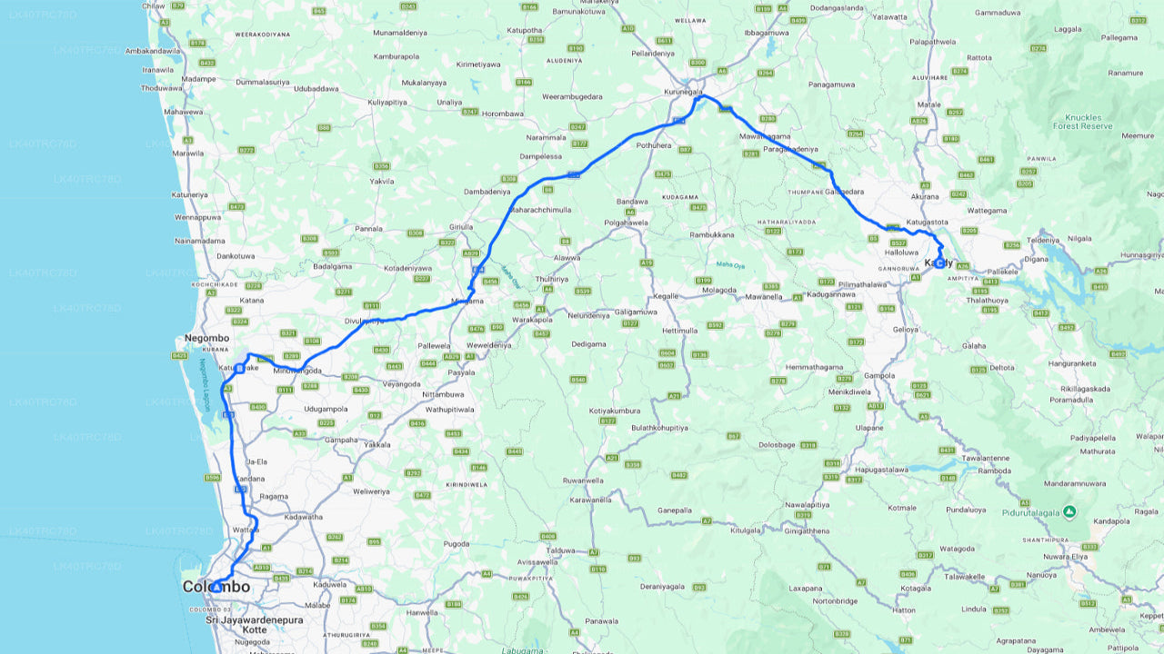 Shuttle Service Between Colombo and Kandy