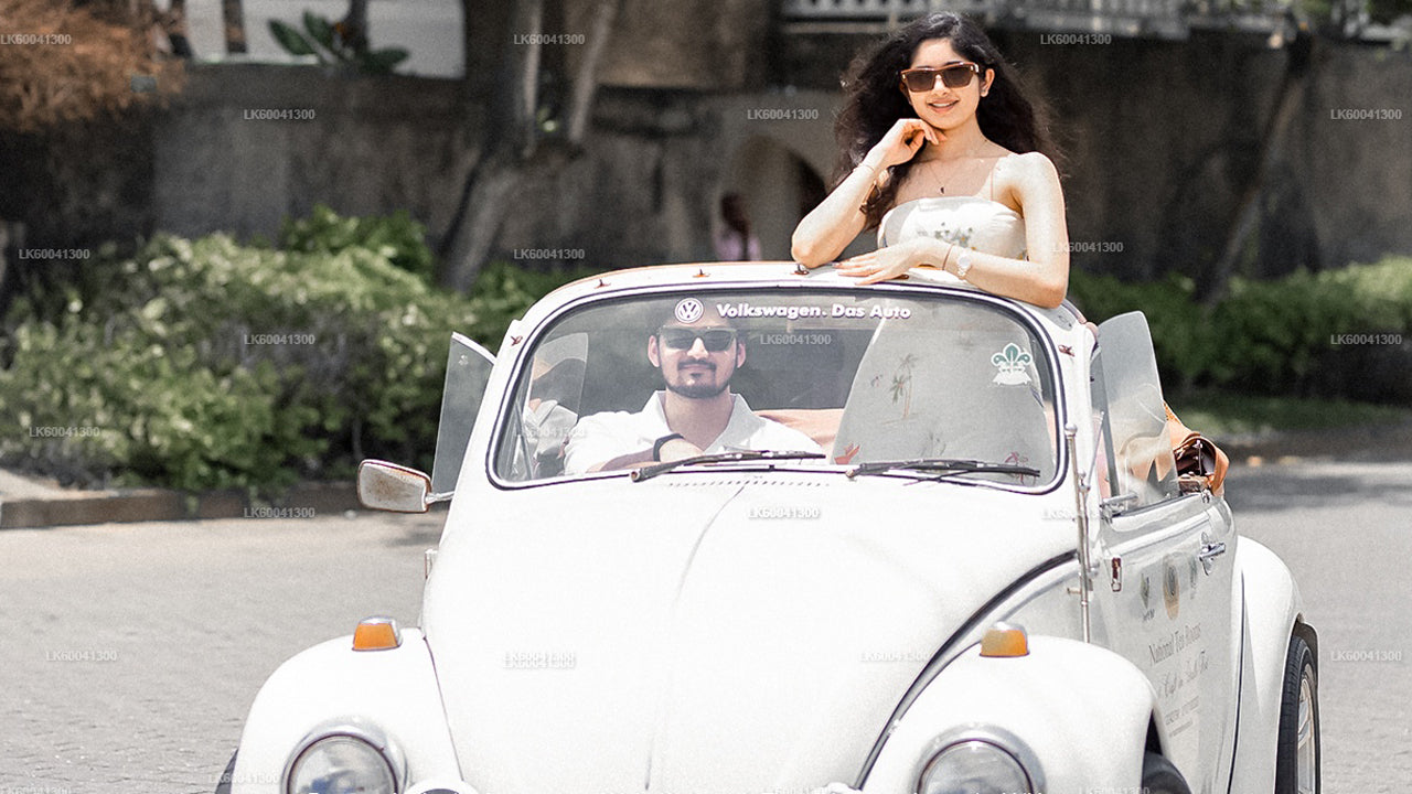 Galle City och Countryside Tour i en klassisk bil