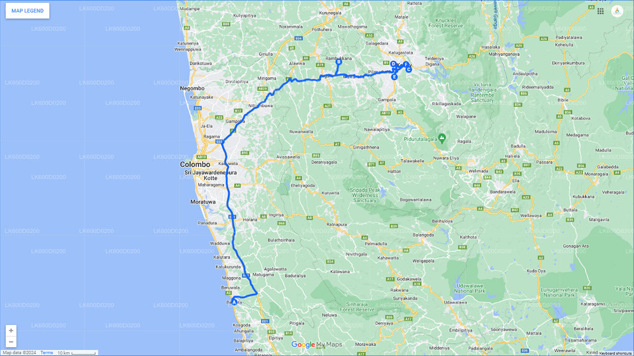 Kandy City Tour från Bentota