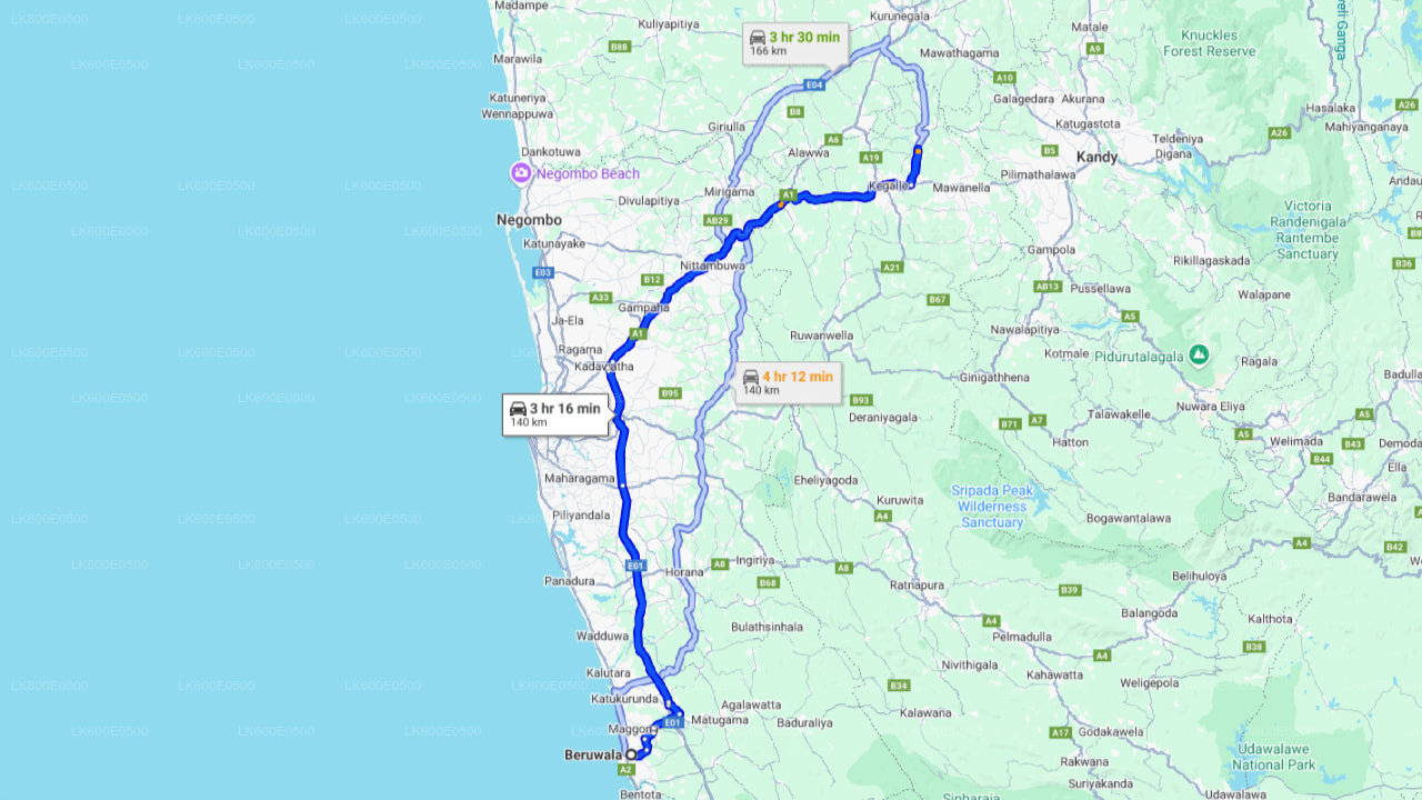 Pinnawala elefantbarnhem från Beruwala