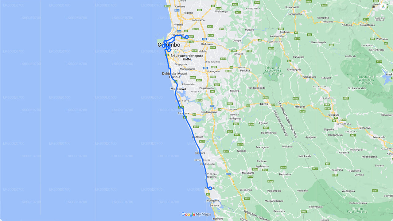 Colombo City Tour från Beruwala