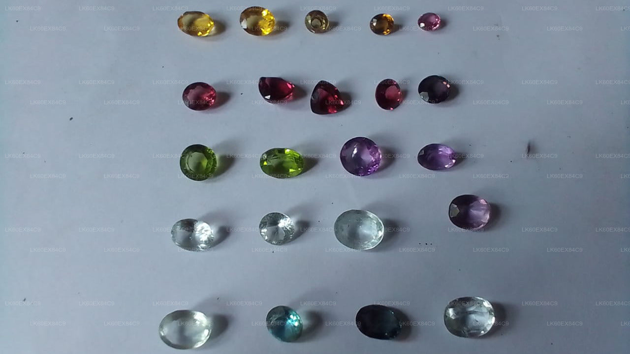 Traditionell ädelstens- och smyckesverkstad från Galle