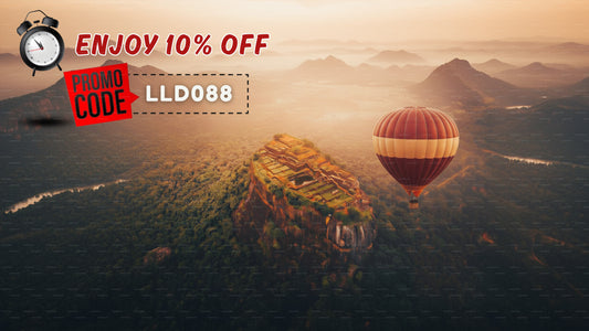 Varmluftsballongtur från Sigiriya