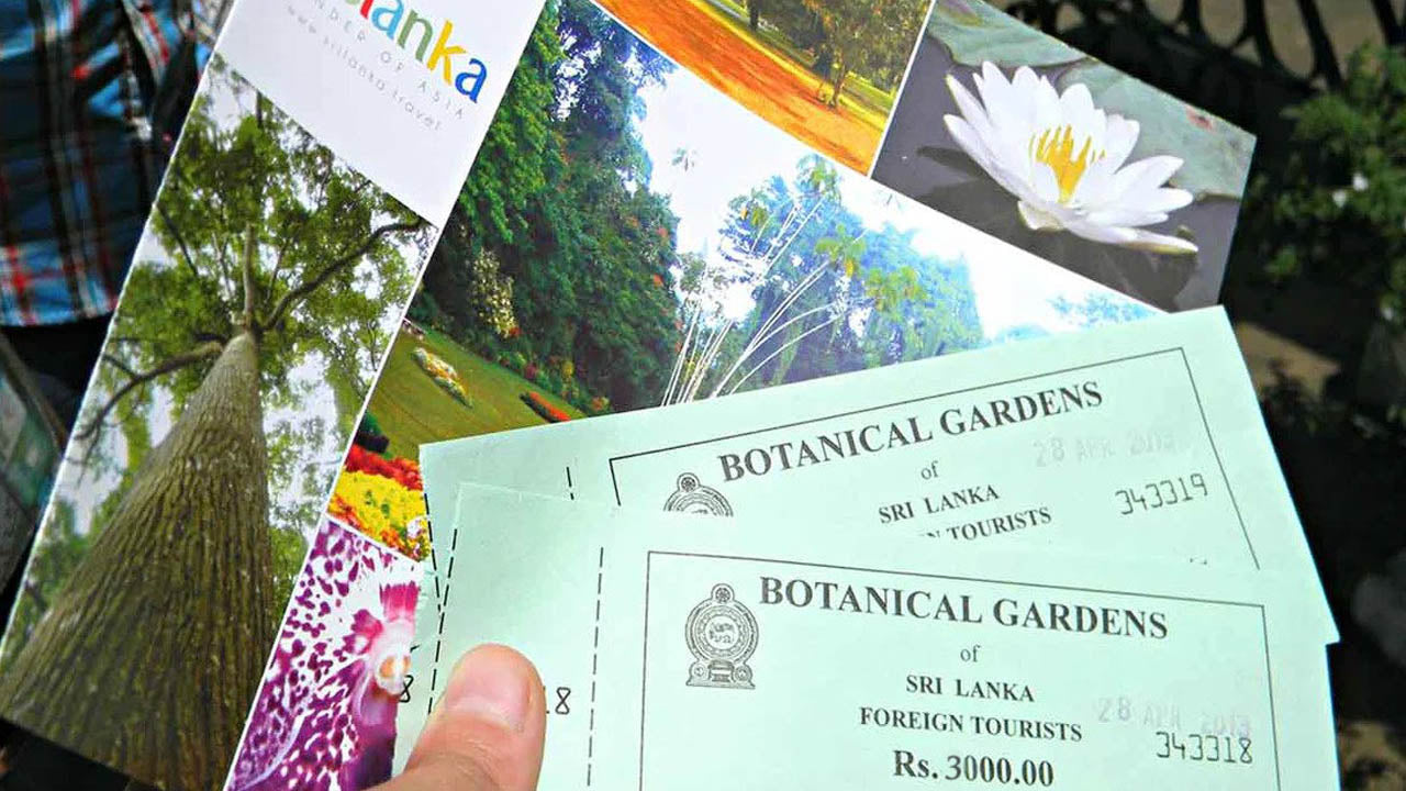 Peradeniya botaniska trädgård Entrébiljetter