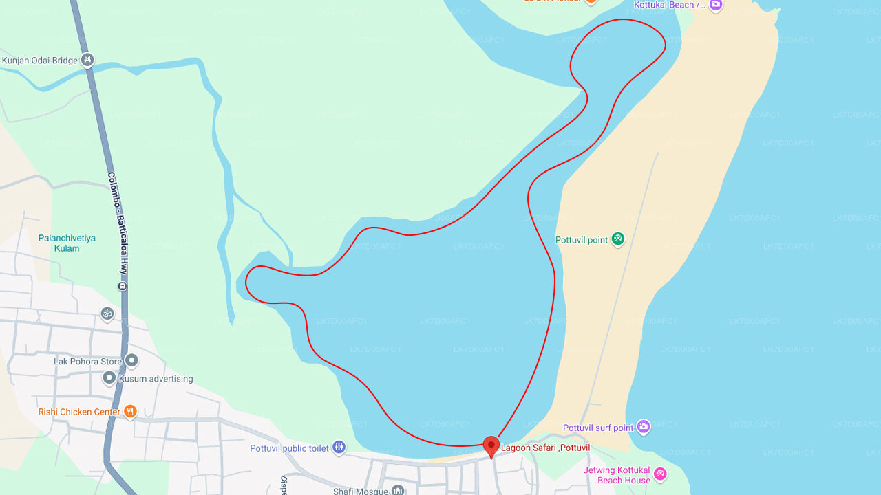 Pottuvil Lagoon Tour by Raft