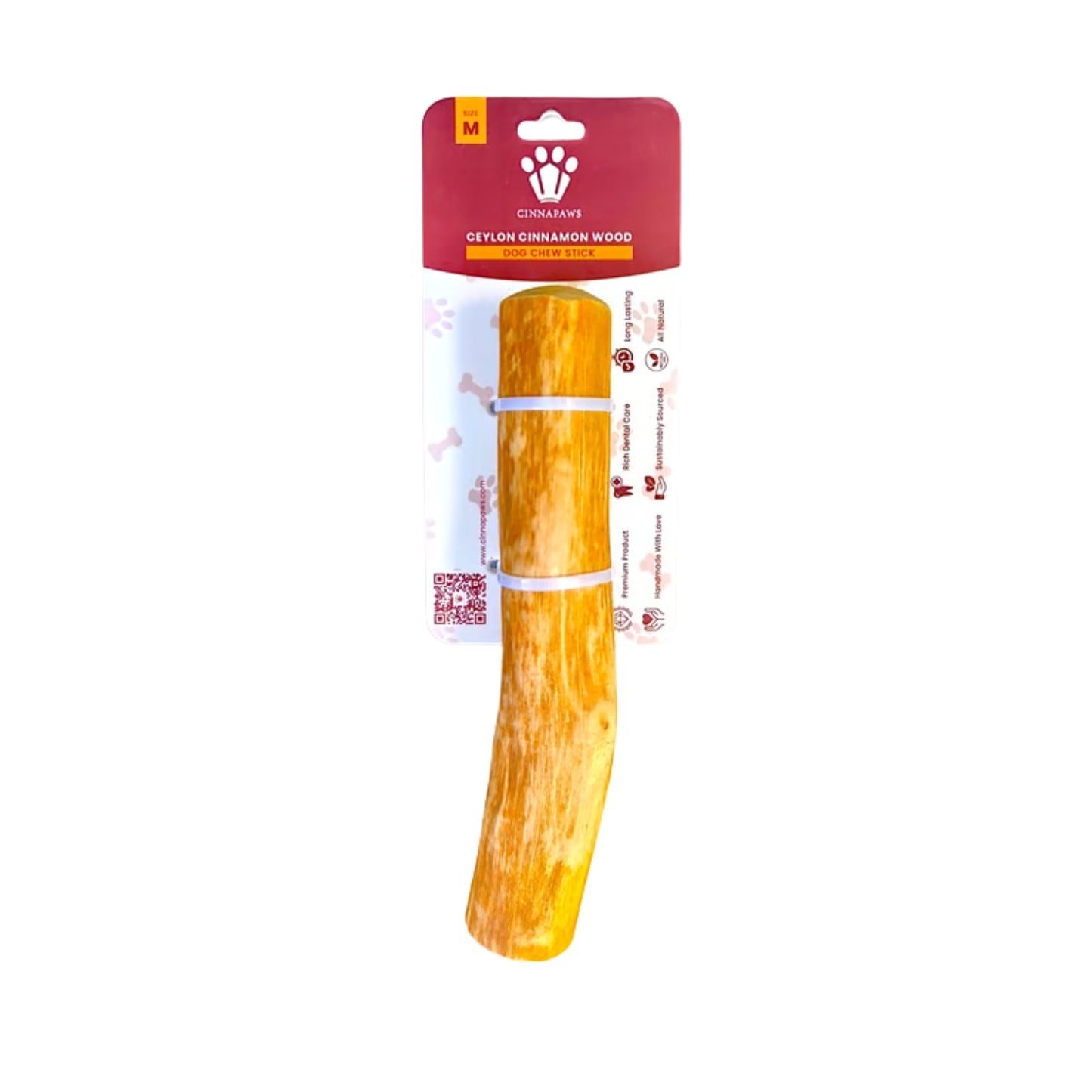 Cinnapaws Cinnamon Wood Dog Chew Stick Toy