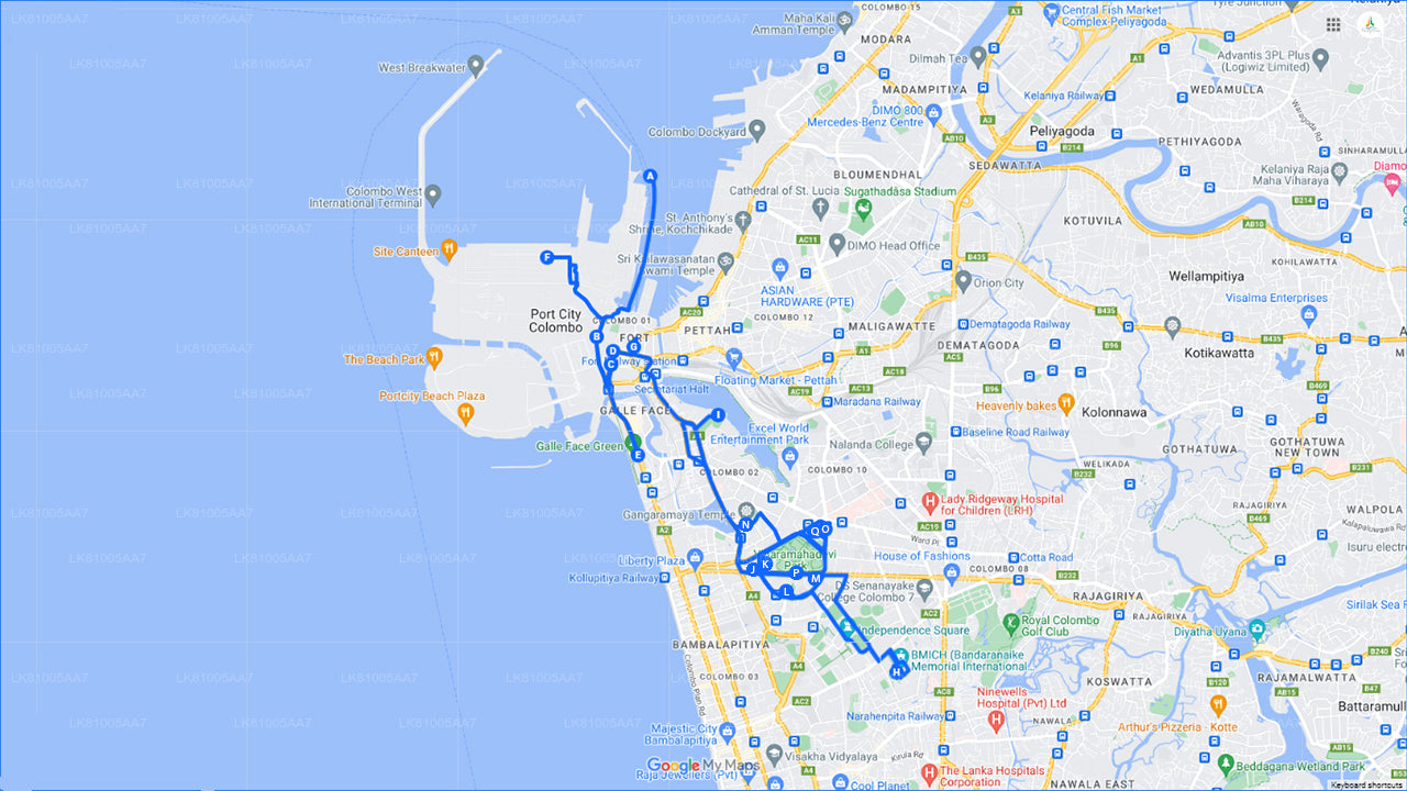 Colombo City Tour från Colombo hamn