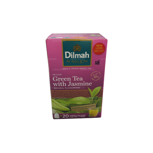 Dilmah Ceylon grönt te med jasmin (40g) 20 tepåsar