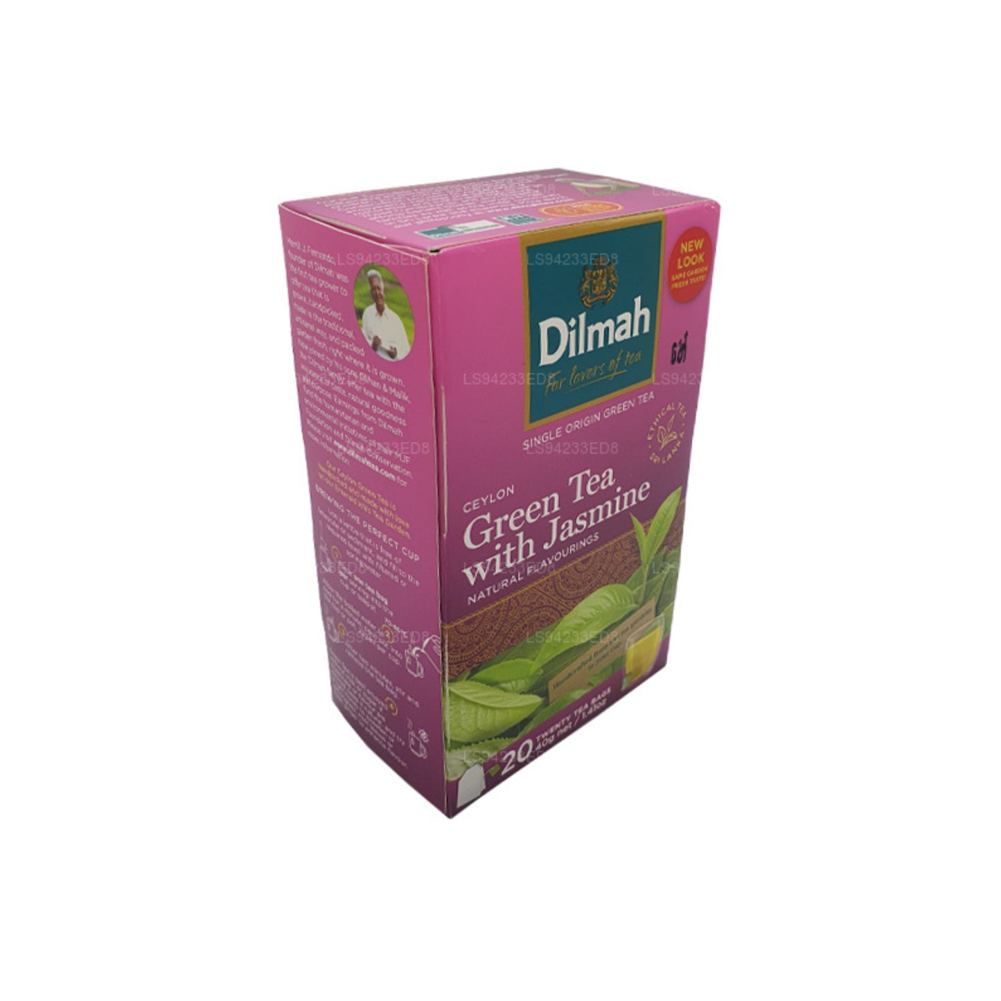 Dilmah Ceylon grönt te med jasmin (40g) 20 tepåsar