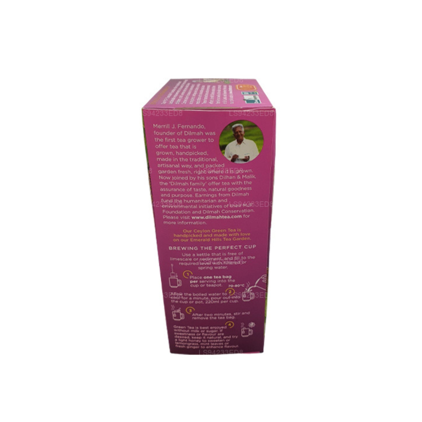Dilmah Ceylon grönt te med jasmin (40g) 20 tepåsar