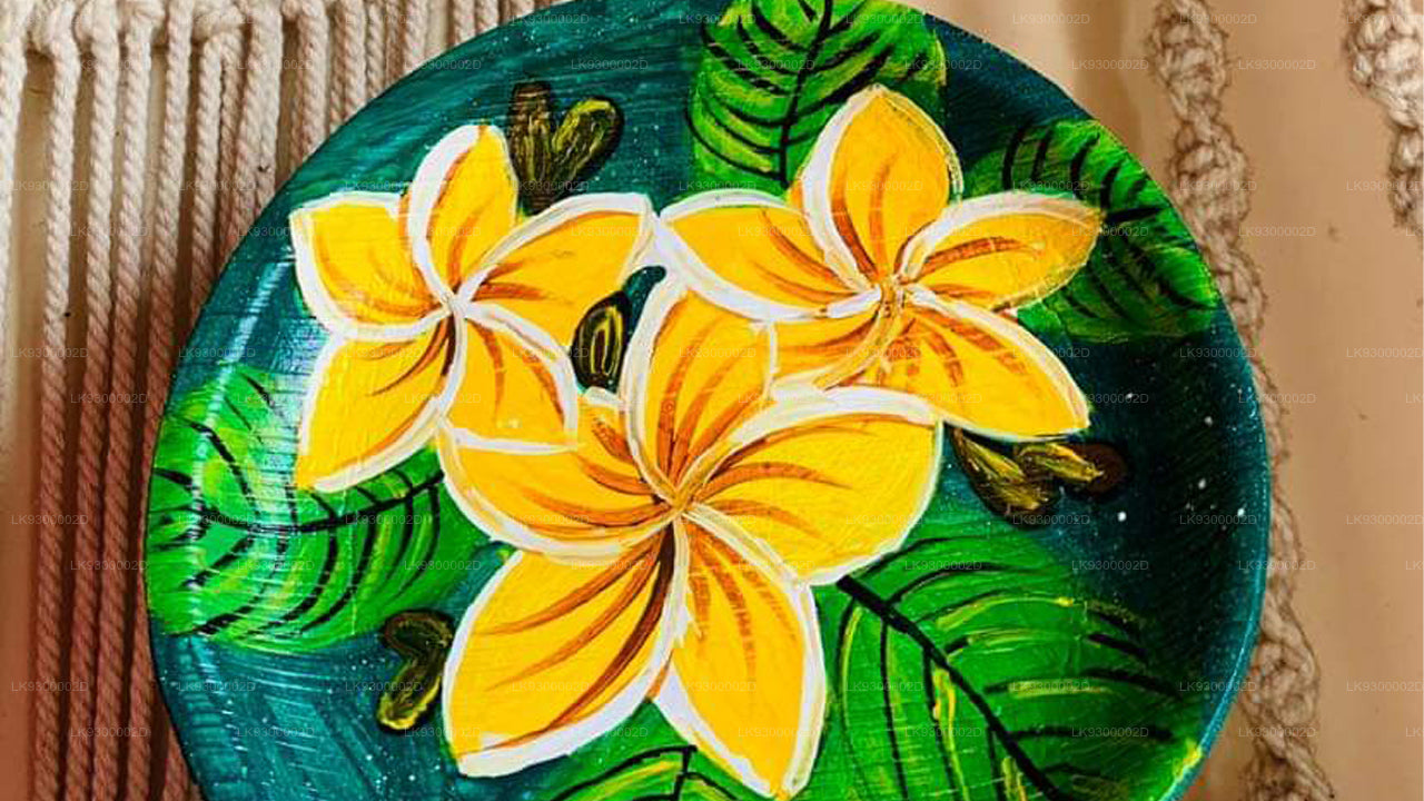 Clay Plate Painting from Negombo