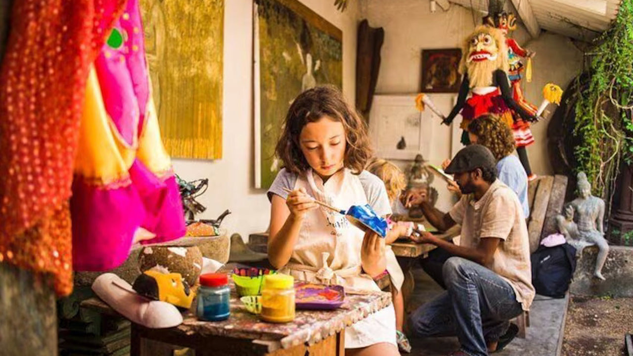 Maskmålning från Ambalangoda